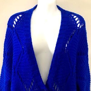 Cecico Electric Blue Knit Cardigan